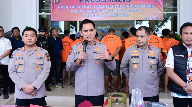 Respon Cepat Laporan Masyarakat, Polda Jambi Bongkar 32 Kasus Premanisme Dalam OPs Pekat II Siginjai 2025