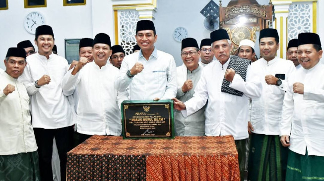 Bupati Batanghari Resmikan Masjid Nurul Islam Kelurahan Terusan