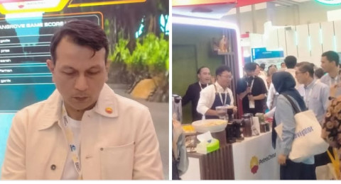 Setiap Booth Peserta IPA Convex 2025 Tersedia Minuman Kopi Secara Gratis, Paling Istimewa  Hadir Kopi Liberika Binaan PetroChina.
