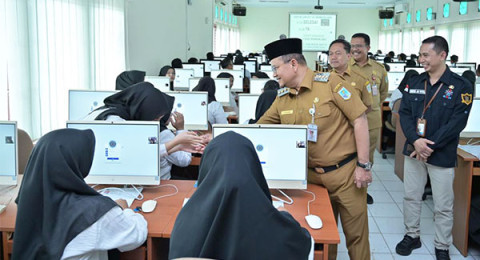 Pastikan SKT PPPK Lancar, Wali Kota Maulana Turun Langsung Beri Motivasi Peserta