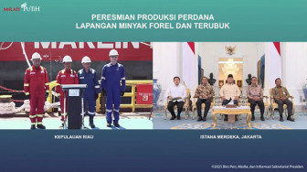 Presiden Prabowo Resmikan Proyek Hulu Migas Forel dan Terubuk