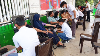 Bantu Ketersediaan Darah di PMI, SKK Migas PetroChina Sukses Gelar Donor Darah di Lapangan Kantor Wali Kota Jambi
