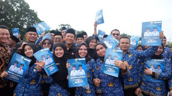 Pemkab Muaro Jambi Serahkan SK PPPK Tahap I Formasi Tahun 2024 di Lapangan Kantor Bupati Muaro Jambi