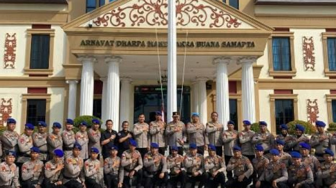 Kunjungi Mako Ditpolairud Kapolda Jambi Tekankan Semangat Bertugas Melayani Masyarakat dan Penegakan Hukum