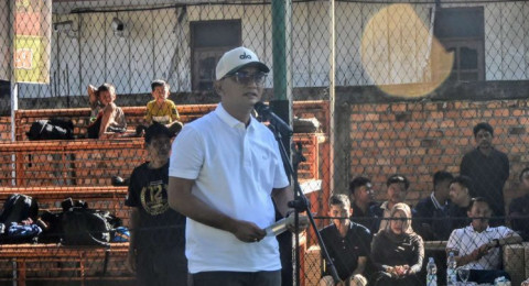 Bupati Sarolangun H Hurmin Buka Turnamen Futsal Tingkat SD Sekabupaten Sarolangun