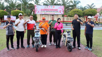 Sambut Hari Bhayangkara, Bupati Sarolangun Ikuti Kegiatan Olahraga Bersama