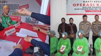 Bakti Kesehatan Polda Jambi dan RS Bhayangkara Jambi, Kesehatan 1.863 Pengemudi Ojol Diperiksa dan 8 Penderita Katarak Dioperasi Gratis