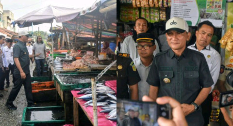 Jelang Lebaran Idul Adha, Pemerintah Kabupaten Sarolangun Cek Komoditas Pangan di Pasar