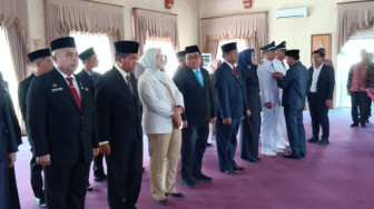 Sekda Tanjabtim Lantik 16 Pejabat Baru