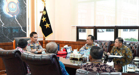 Kapolda Jambi Irjen Pol Krisno H Siregar Audiensi dengan Kemenimipas Kanwil  Jambi