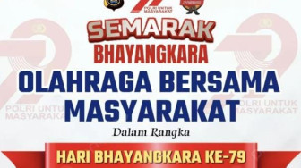Ayo ikuti Olaraga Bersama Polda Jambi Dalam Semarak Hari Bhayangkara Ke-79,
