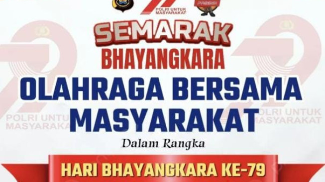 Ayo ikuti Olaraga Bersama Polda Jambi Dalam Semarak Hari Bhayangkara Ke-79,