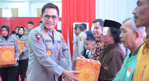 Disaksikan Kapolri, Polda Jambi Gelar Bakti Kesehatan