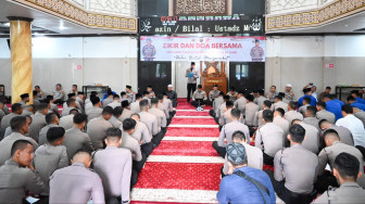 Polda Jambi Gelar Kegiatan Dzikir dan Do'a Bersama Dalam Rangka Menyambut Hari Bhayangkara