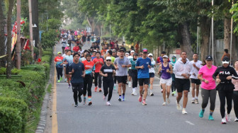 Jelang HUT Bhayangkara, Polda Jambi Selenggarakan Fun Run Road to Presisi Merdeka Run 2025