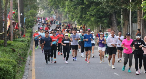 Jelang HUT Bhayangkara, Polda Jambi Selenggarakan Fun Run Road to Presisi Merdeka Run 2025