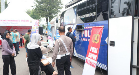 Car Free Day dan Pelayanan Kesehatan, Wujud Kedekatan Polri dan Masyarakat