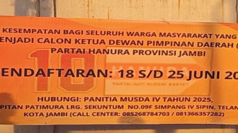 Hanura Buka Pendaftaran Calon Ketua, Musda Direncanakan 12 Juli