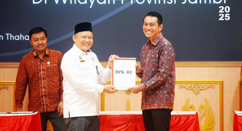 Dua Belas Kali Berturut-turut, Pemkab Batang Hari Raih Predikat WTP