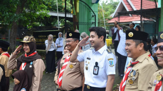 Pesta Siaga Pramuka Telanaipura Meriah, Wawako Ajak Pramuka Peduli Lingkungan