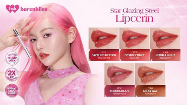 Star-Glazing Steel Lipcerin dari barenbliss – Perawatan Intensif, Kilau Spektakuler, dan Proteksi UV dalam Satu Putaran!