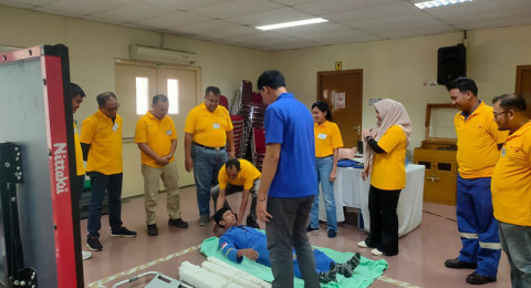 Siap dan Sigap Hadapi Kondisi Darurat, SKK Migas - PetroChina Gelar Pelatihan Penanganan Luka Bakar di Tempat Kerja