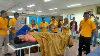 Utamakan Keselamatan, SKK Migas - PetroChina Gelar Pelatihan Penanganan Luka Bakar di Tempat Kerja
