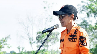 Wabup Bakhtiar Pimpin Apel Siaga Darurat Karhutla