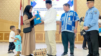 Bantu Atasi Stunting di Tanjabbar, SKK Migas PetroChina Berikan 100 Paket Makanan Bernutrisi