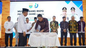 Wakil Bupati Kabupaten Muaro Jambi Junaidi H. Mahir Hadiri Pembukaan Kegiatan Musrenbang RKPD 2026