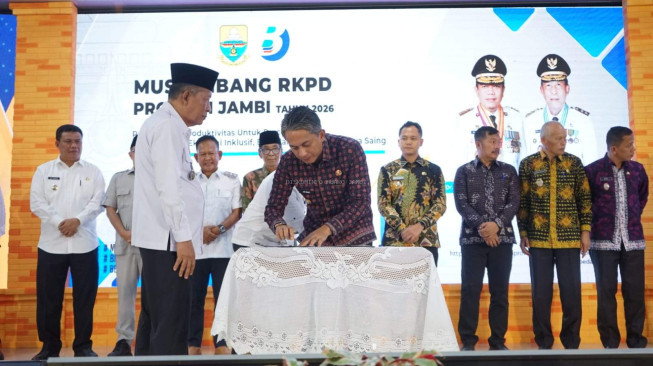 Wakil Bupati Kabupaten Muaro Jambi Junaidi H. Mahir Hadiri Pembukaan Kegiatan Musrenbang RKPD 2026