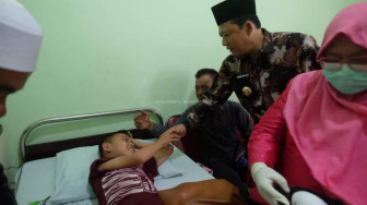 Bupati Muaro Jambi Bambang Bayu Suseno Pantau Langsung Kegiatan "Sikulup Gratis"