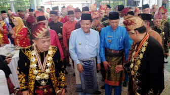 Bupati Muaro Jambi, Bambang Bayu Suseno Hadiri peringatan Hari Adat Melayu Jambi ke-747