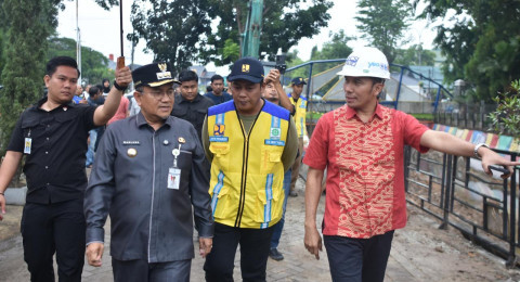 Di Apresiasi Komisi V DPR RI, Walikota Maulana Cek Proyek Banjir, Upaya Strategis Tangani Bencana Banjir di Kota Jambi