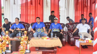 Bupati Sarolangun Buka Turnamen Sepak Bola Bhayangkara Cup Tahun 2025