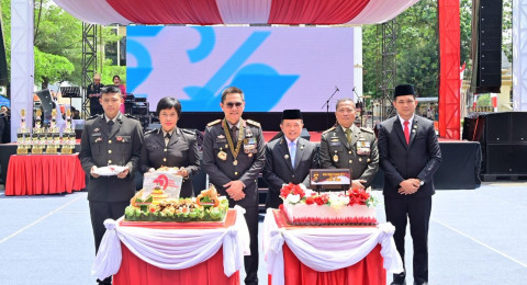 Dihadiri Gubernur Jambi, Polda Jambi Gelar Syukuran Peringati Hari Bhayangkara ke 79