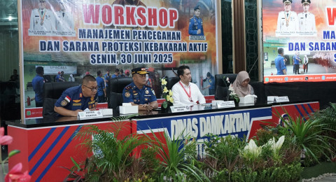 Dinas Damkartan Kota Jambi Gelar Whorkshop Pencegahan Kebakaran