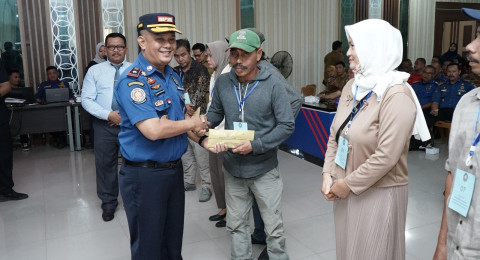 Dinas Damkartan Kota Jambi Gelar Diklat Pemadam 1
