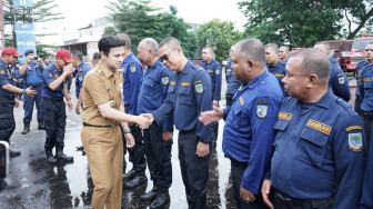 Diklat Keahlian dan Keterampilan Petugas Damkar Resmi Ditutup Wakil Wali Kota Jambi.
