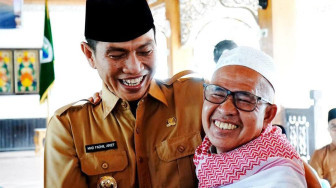 Fadhil Arief Sambut Kedatangan Jamaah Haji Batang Hari