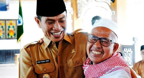 Fadhil Arief Sambut Kedatangan Jamaah Haji Batang Hari