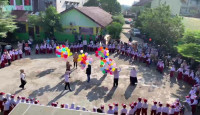 Sambut Kedatangan Peserta Didik Baru, Masa Perkenalan Lingkungan Sekolah SD 28/ IV Kota Jambi Berlangsung Seru