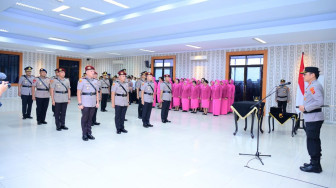 Kapolda Jambi Pimpin Acara Serah Terima Jabatan PJU dan Kapolres Jajaran Polda Jambi