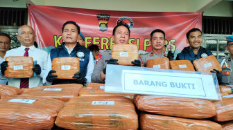 Polisi Ringkus Dua Kurir Ganja 200 kg Tujuan Pulau Jawa