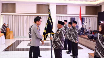 Kapolda Jambi Pimpin Pelantikan Ketua PP Polri Daerah Jambi Masa Bakti 2024 - 2029