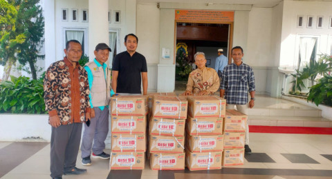 Sukseskan Ketahanan Pangan Nasional, 11 Poktan Tanjab Timur Terima Bantuan 960 Kg Benih Jagung Hibrida dari SKK Migas PetroChina