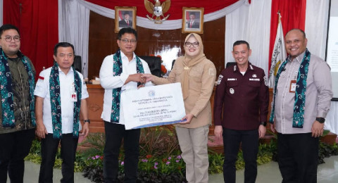 Pemerintah Kabupaten Tanjung Jabung Timur Sambut Kunjungan Kerja Wamen Transmigrasi, Terima Bantuan 2,1 Miliar