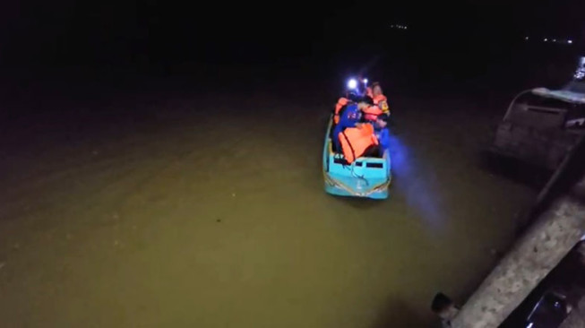 Tabrakan Kapal di Desa Sungai Jeruk, Satu Orang Hilang