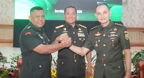 Kepala Staf Korem 042 Garuda Putih Berganti