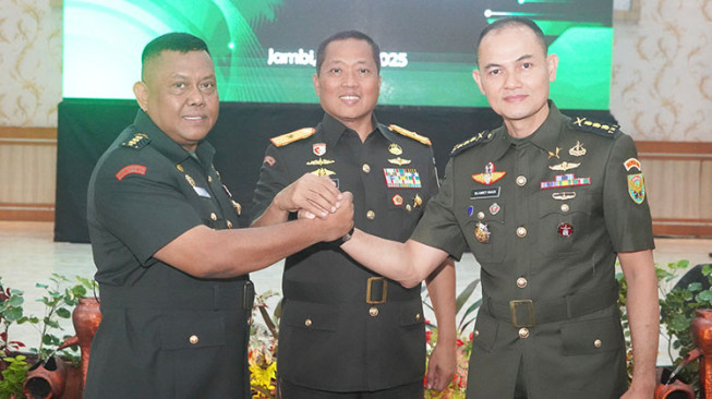 Kepala Staf Korem 042 Garuda Putih Berganti